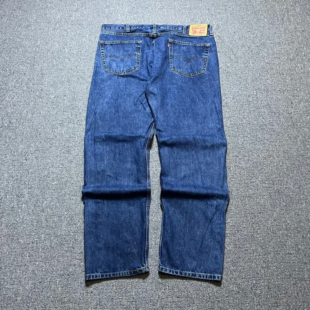 Levi's 505 Regular Fit Jeans W40 L32 Blue Denim Straight Leg Workwear